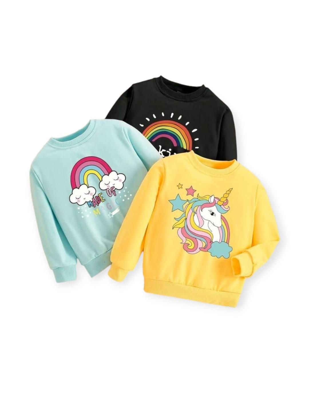 KEESOR Girls Multi Cotton Tshirts-picture-27