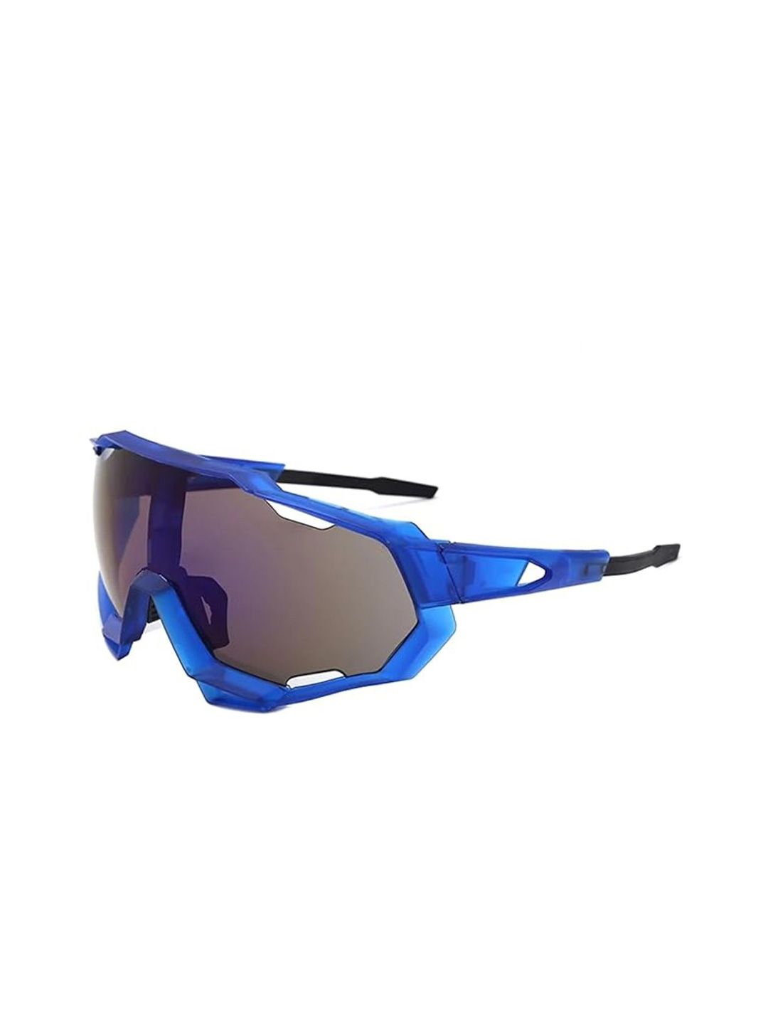 AUGEN Unisex Full Rim Shield Sunglasses with UV Protected Lens VI-SG-154-C7-image-41