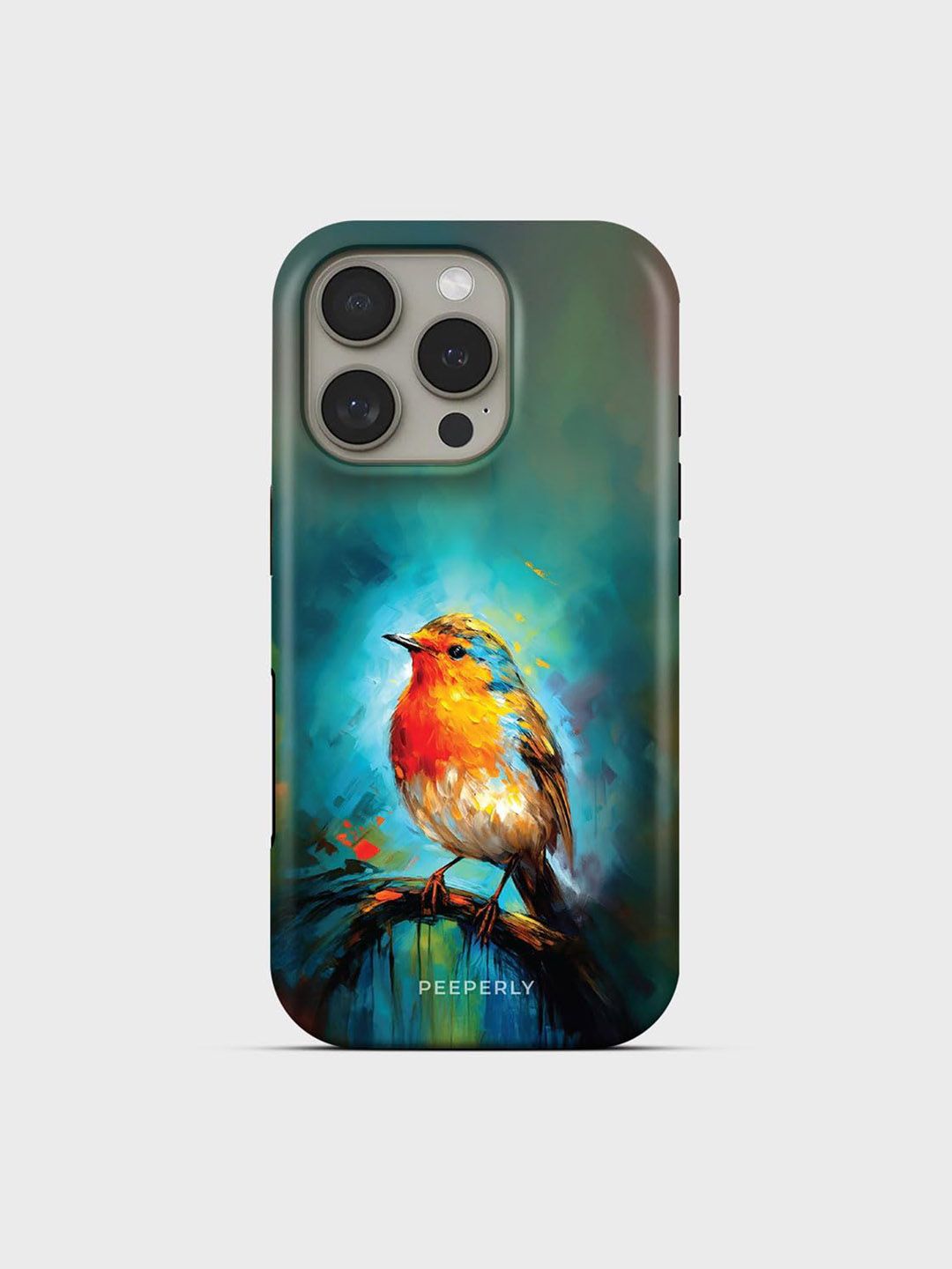 PEEPERLY Women iPhone 13 Blue Tit Quirky Impact Resistant Crystal Back Case-picture-16