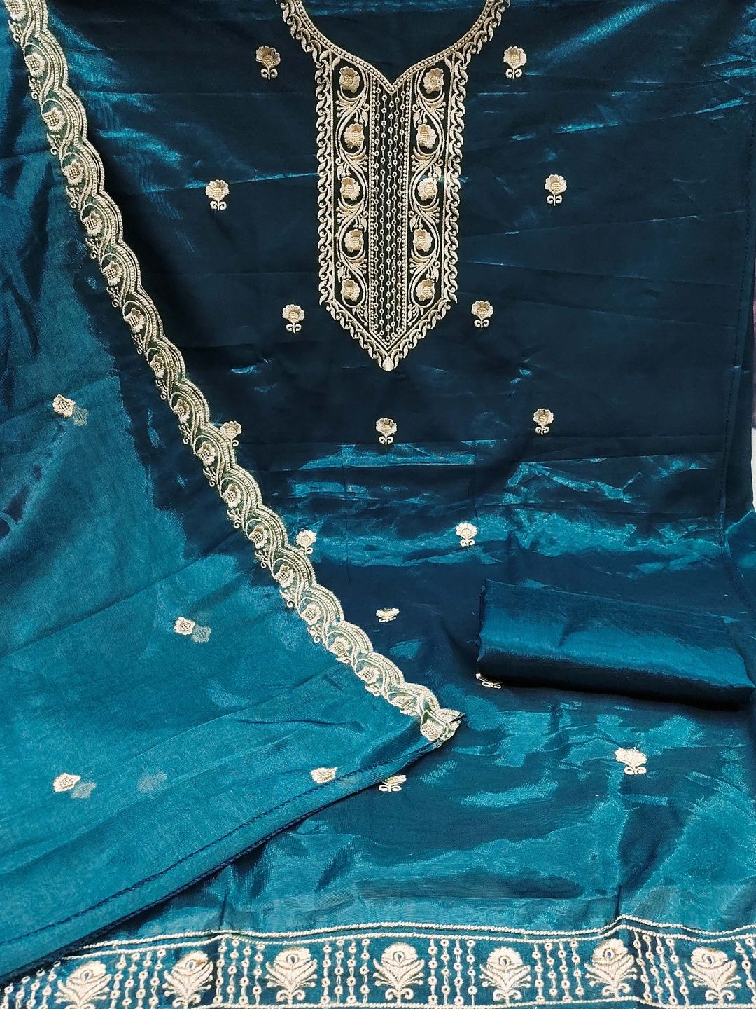 KALINI Embroidered Unstitched Dress Material-picture-37