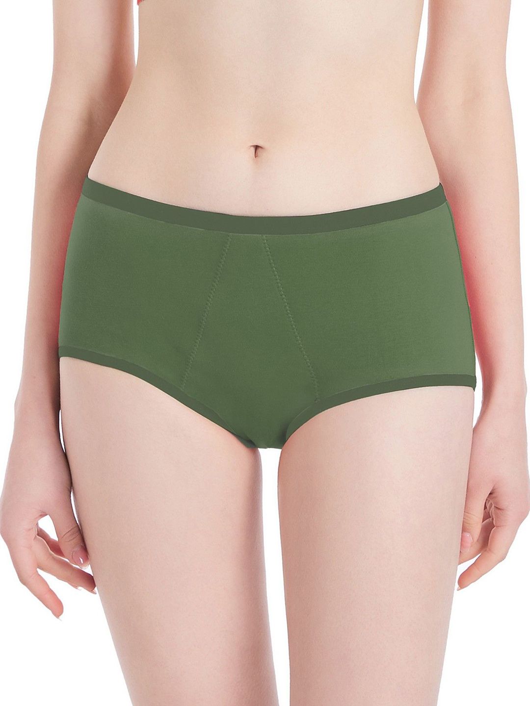 HealthFab The Fabulous you Mid-Rise Cotton Reusable Period Briefs - Heavy_WG