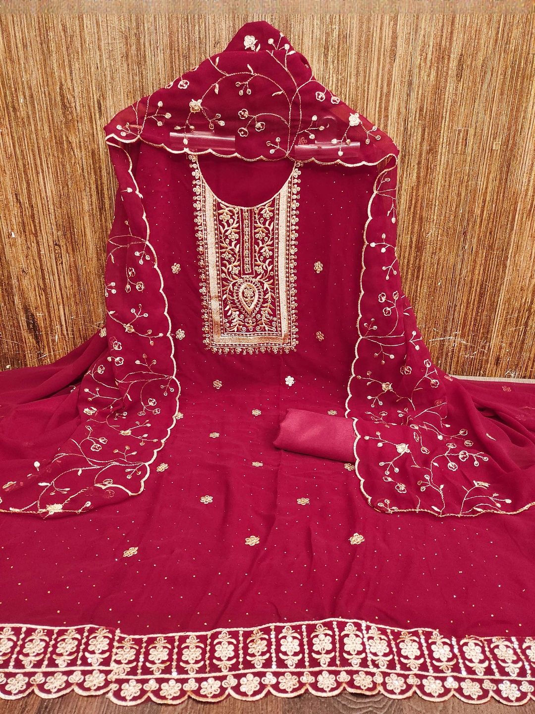 KALINI Embroidered Unstitched Dress Material-picture-31