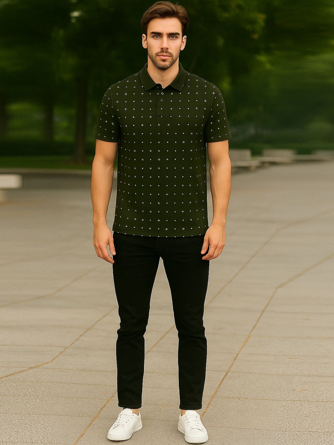 Buy SZN Men Printed Polo Collar T Shirt - Tshirts for Men 36411119 | Myntra