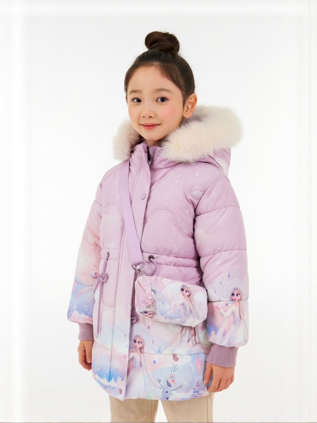 AIDAN PAUL Girls Hooded Water Resistant Woven Jacket-picture-46