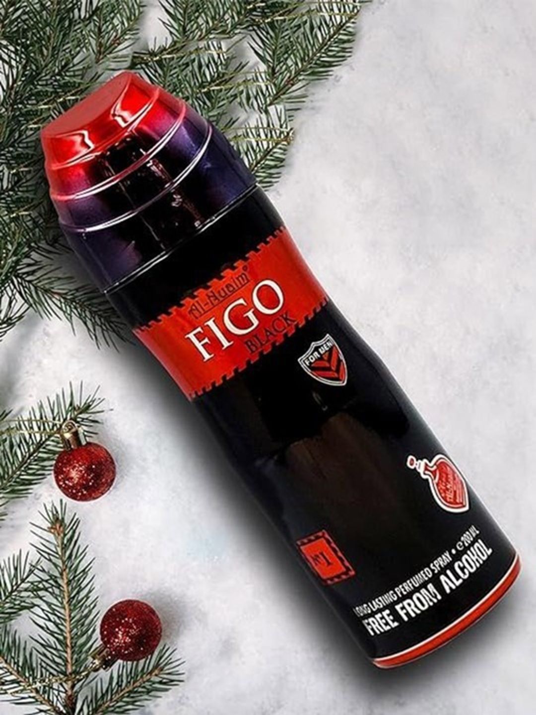 Al-Nuaim Men 4Pc Figo Black Long Lasting Alcohol Free Deodorant Perfumed Spray- 200ml Each-picture-31