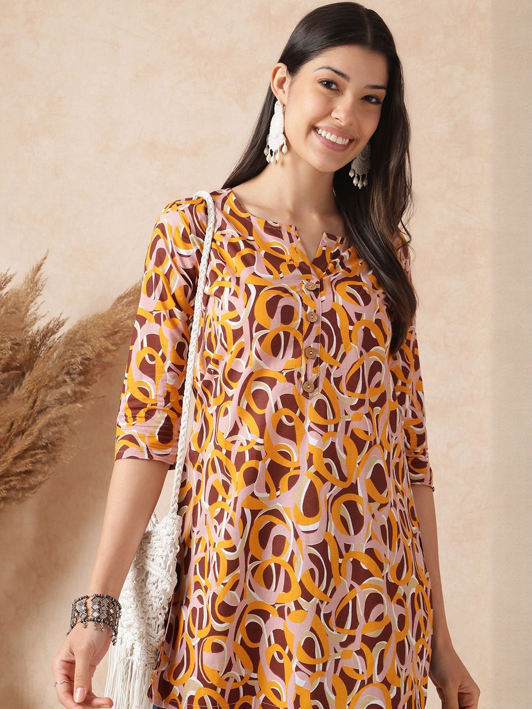 HERE&NOW Floral Print Cotton Top-picture-18