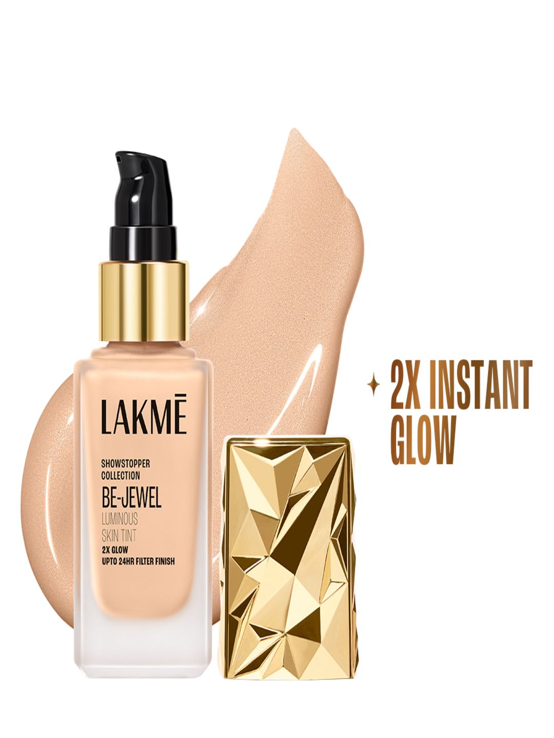 Lakme Showstopper Be-Jewel Luminous Skin Tint 25 ml - Cool Ivory C100-image-28