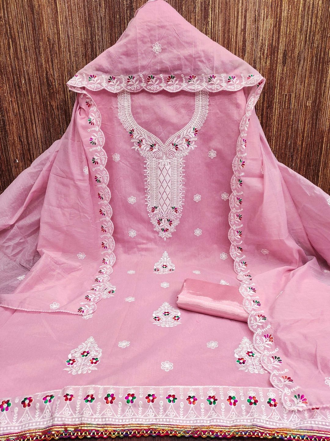 KALINI Embroidered Unstitched Dress Material-picture-10