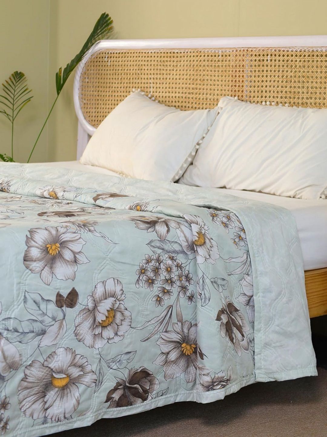 tundwal's Blue & White Printed Pure Cotton Reversible AC Room 210 GSM Single Bed Dohar-picture-21