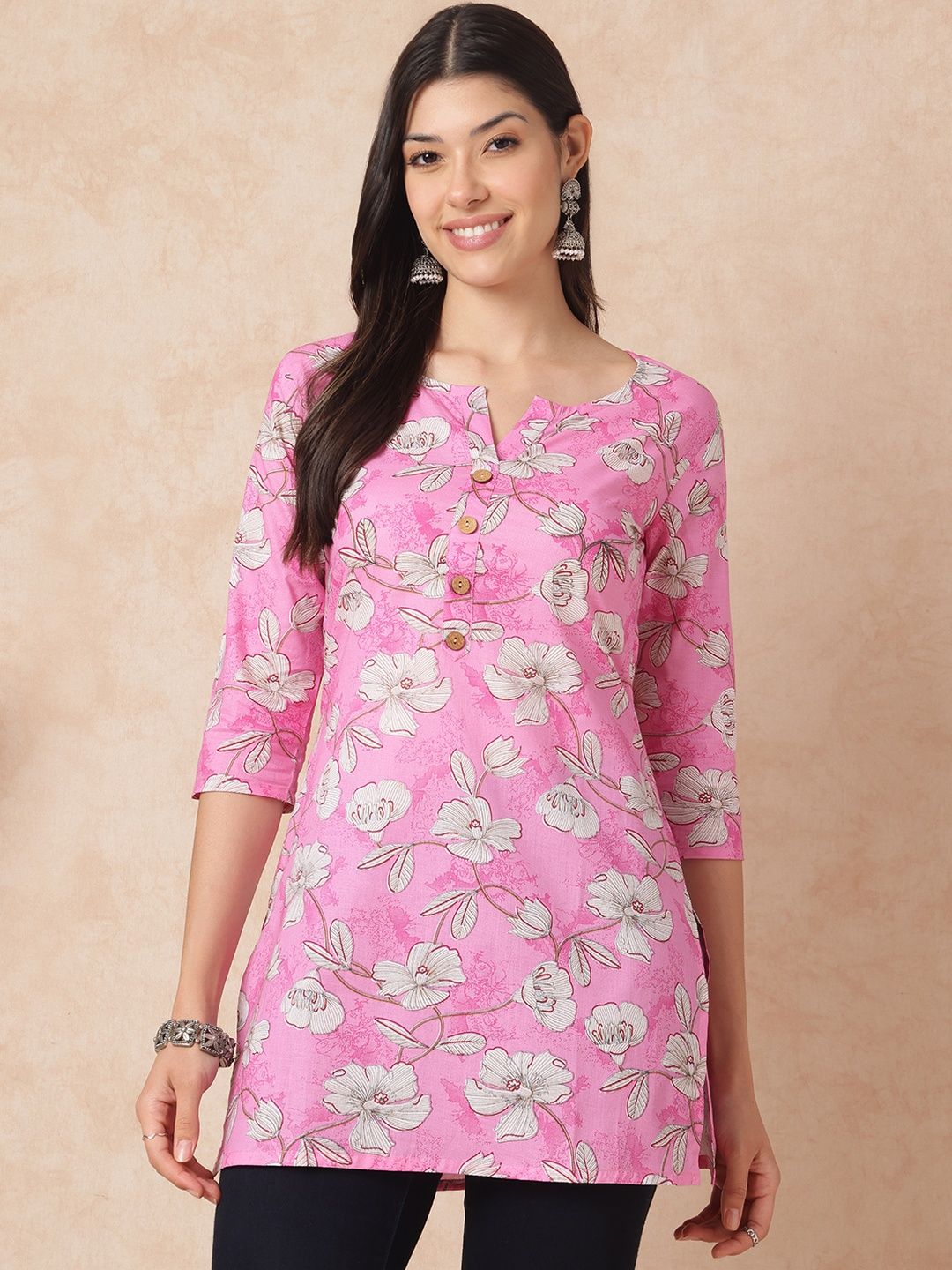 KALINI Women Floral Print Cotton Top-picture-34