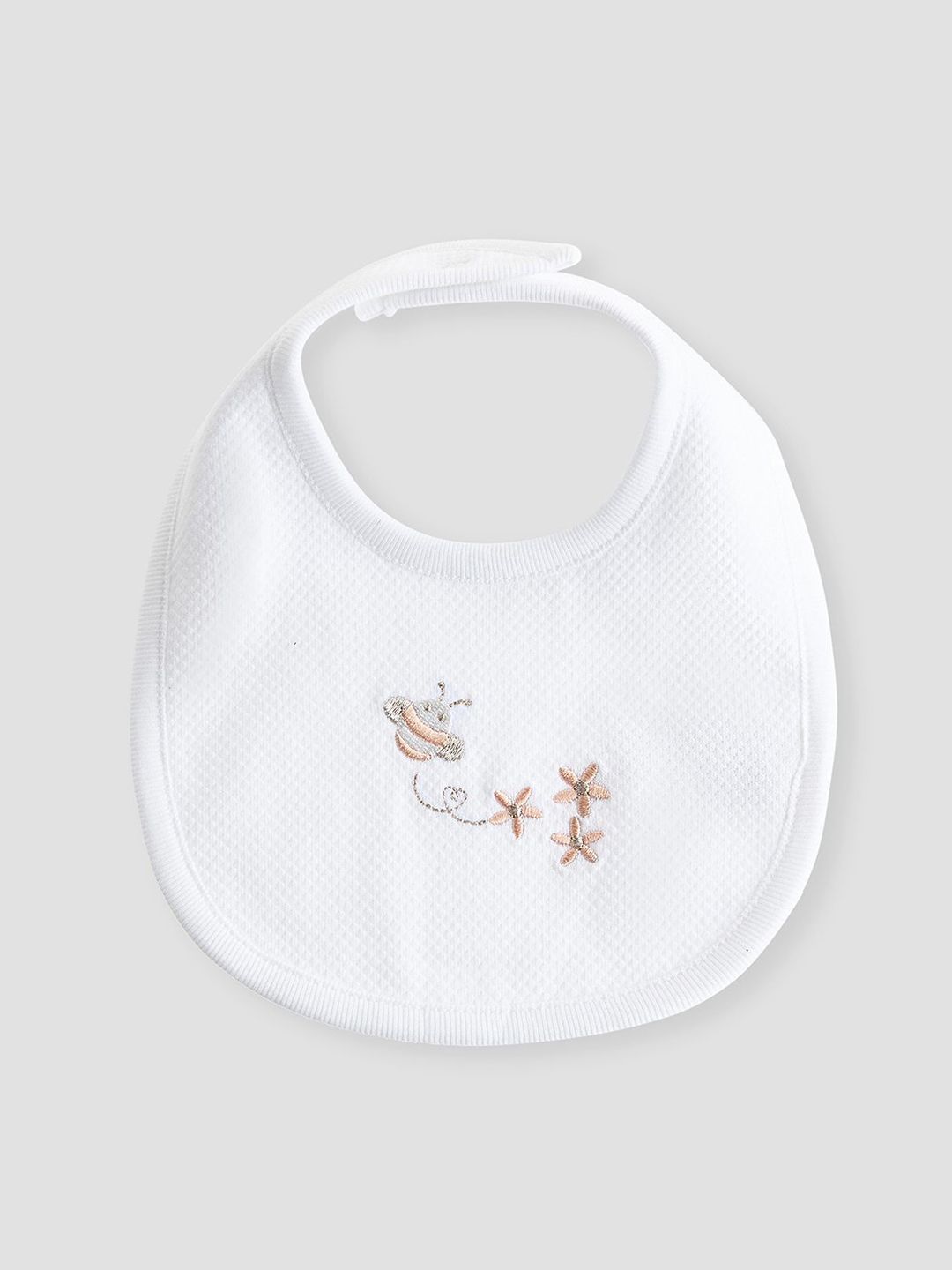 Giggles by Babyshop Infant Girls Embroidered Cotton Bib-picture-45