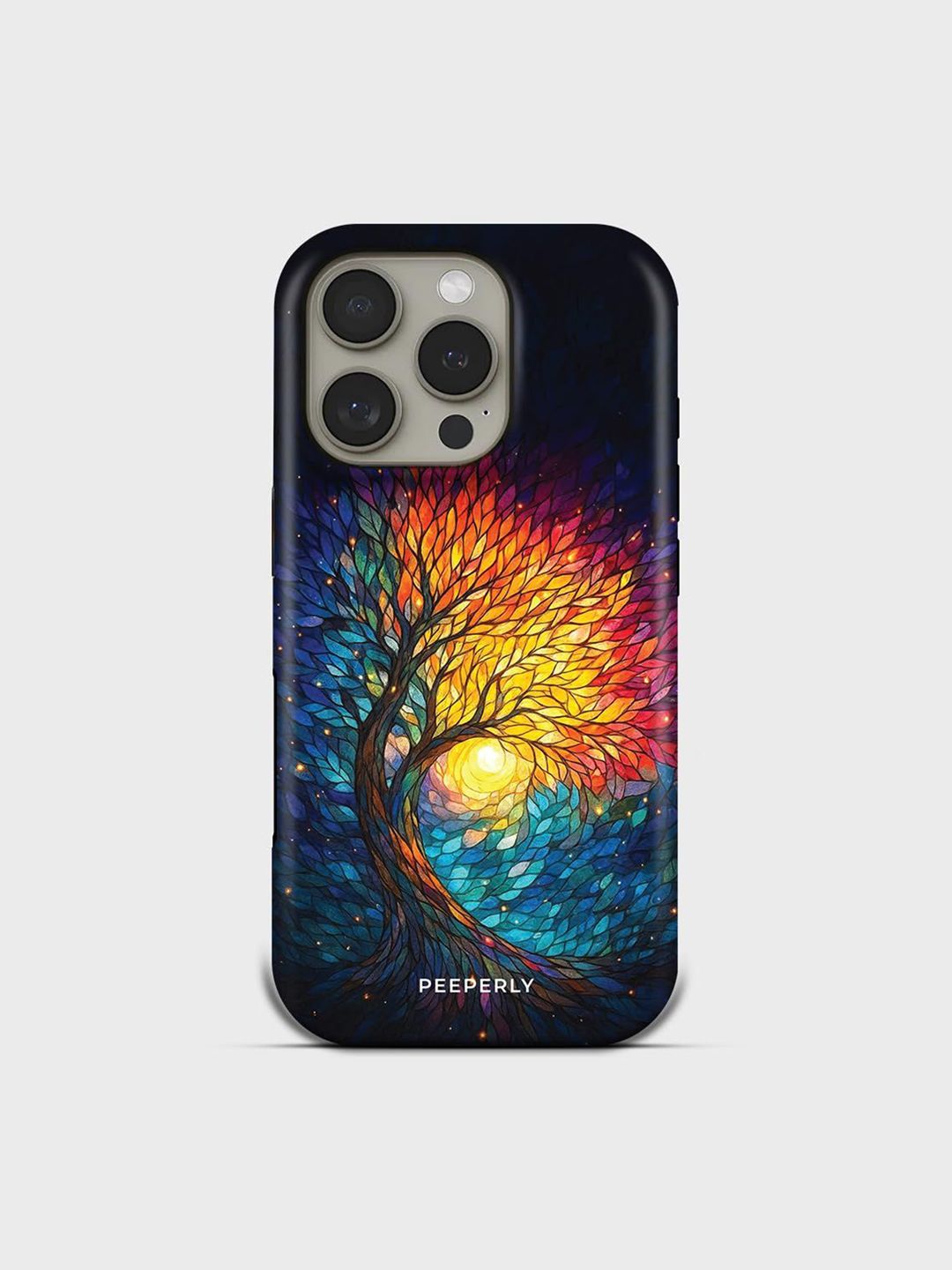 PEEPERLY Women iPhone 13 Fireleaf Tropical Impact Resistant Back Case-picture-12