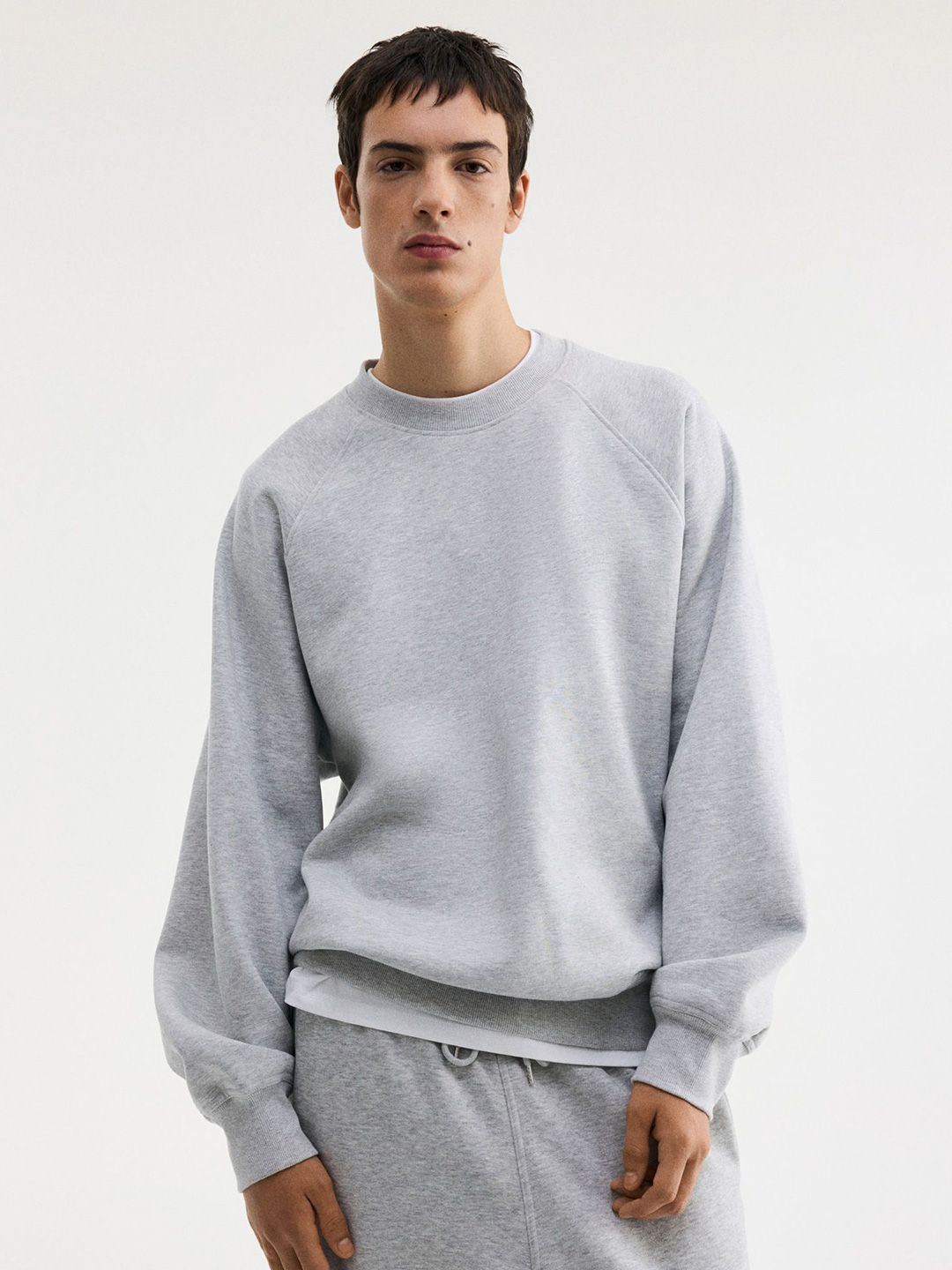 H&M Men Round Neck Oversized Fit Sweatshirt-picture-28