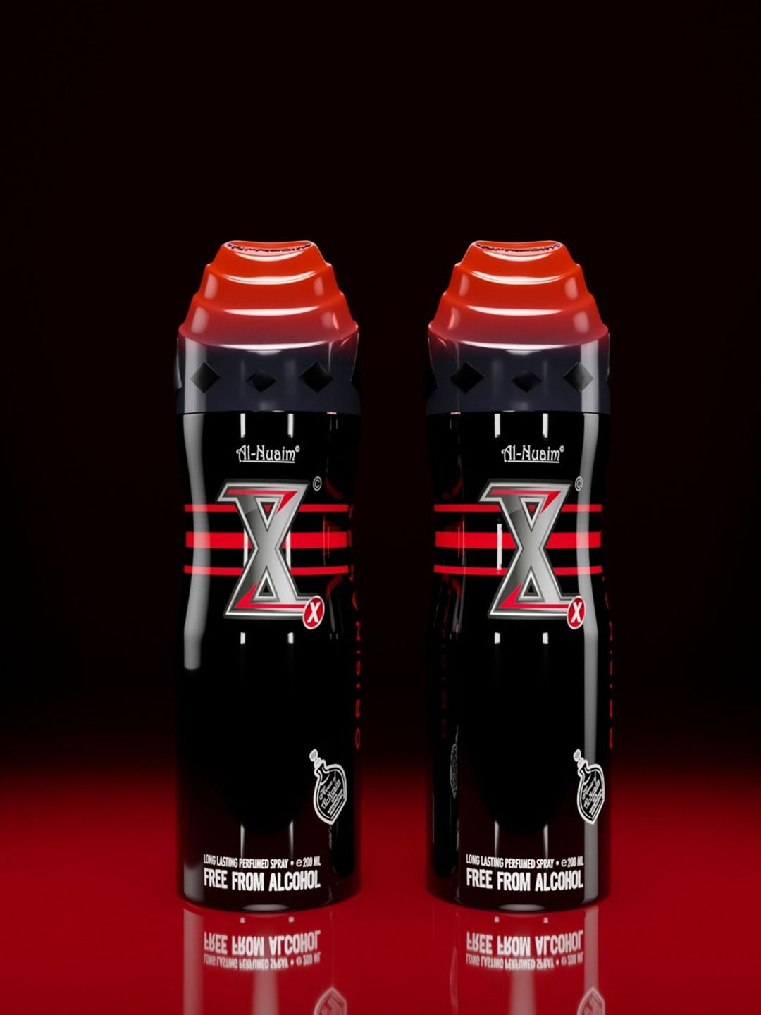 Al-Nuaim Men 2Pcs Original XX Long Lasting Alcohol Free Perfumed Spray - 200ml Each-picture-15