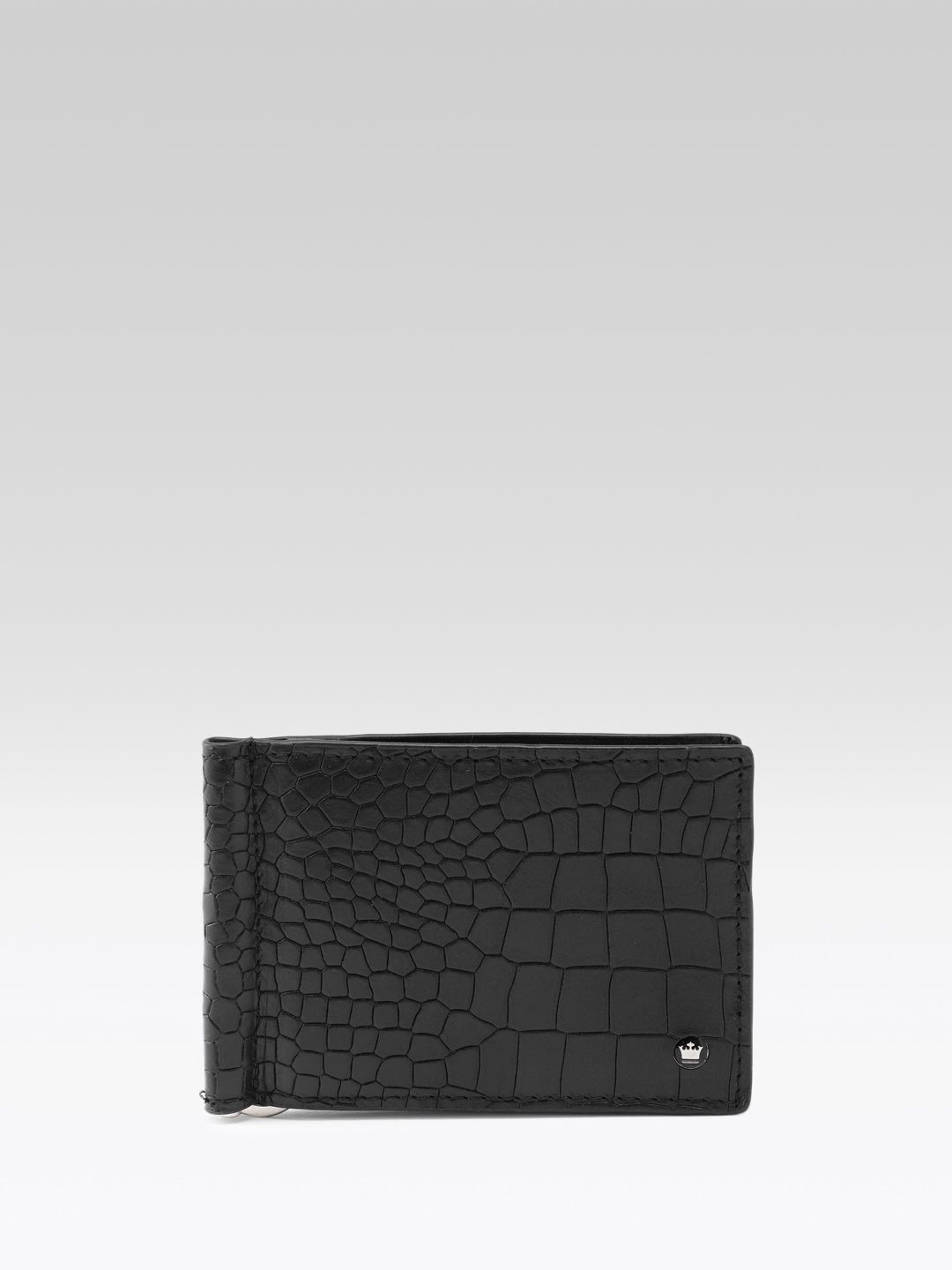 Louis Philippe Men Animal Textured Leather Money Clip-picture-25