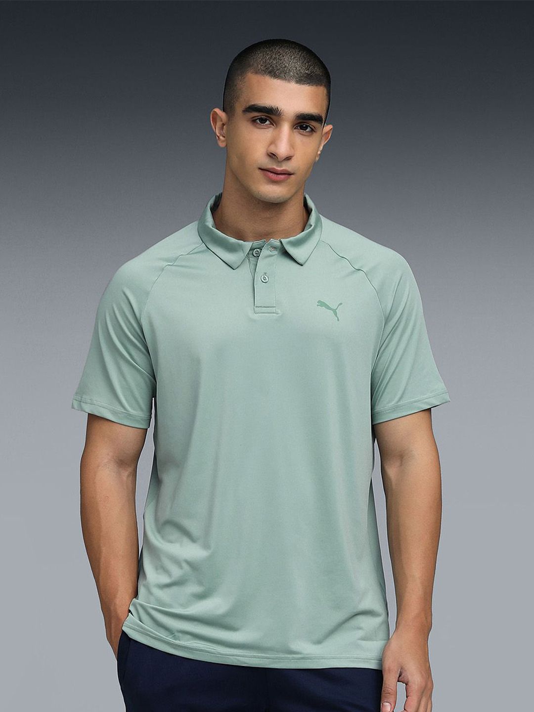 Puma Men Train All Day Essential Men Slim Fit Polo T-shirt