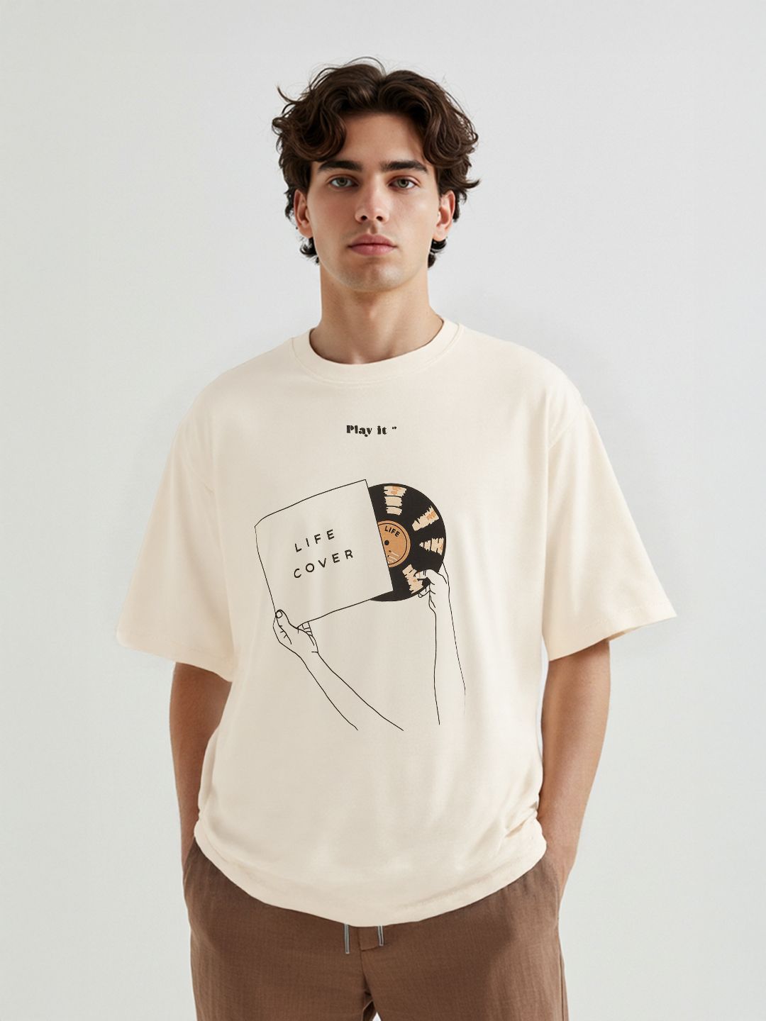 glitchez Oversized Graphic Printed Drop-Shoulder Sleeves T-shirt-picture-32
