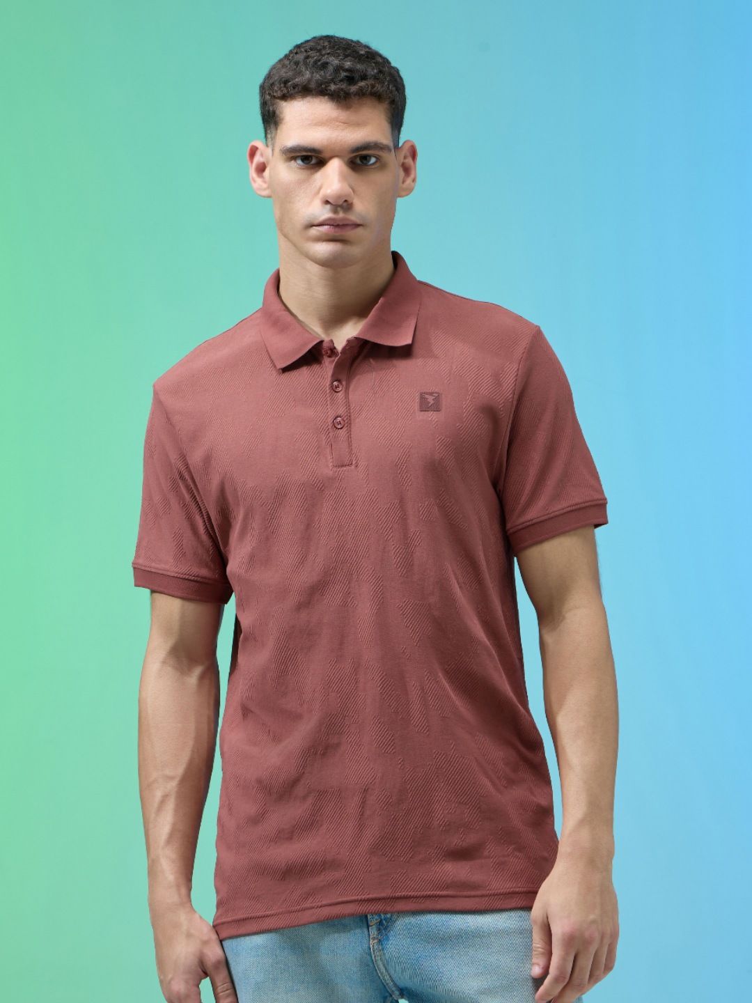 Technosport Men Polo Collar Anti Static Slim Fit T-shirt-picture-11