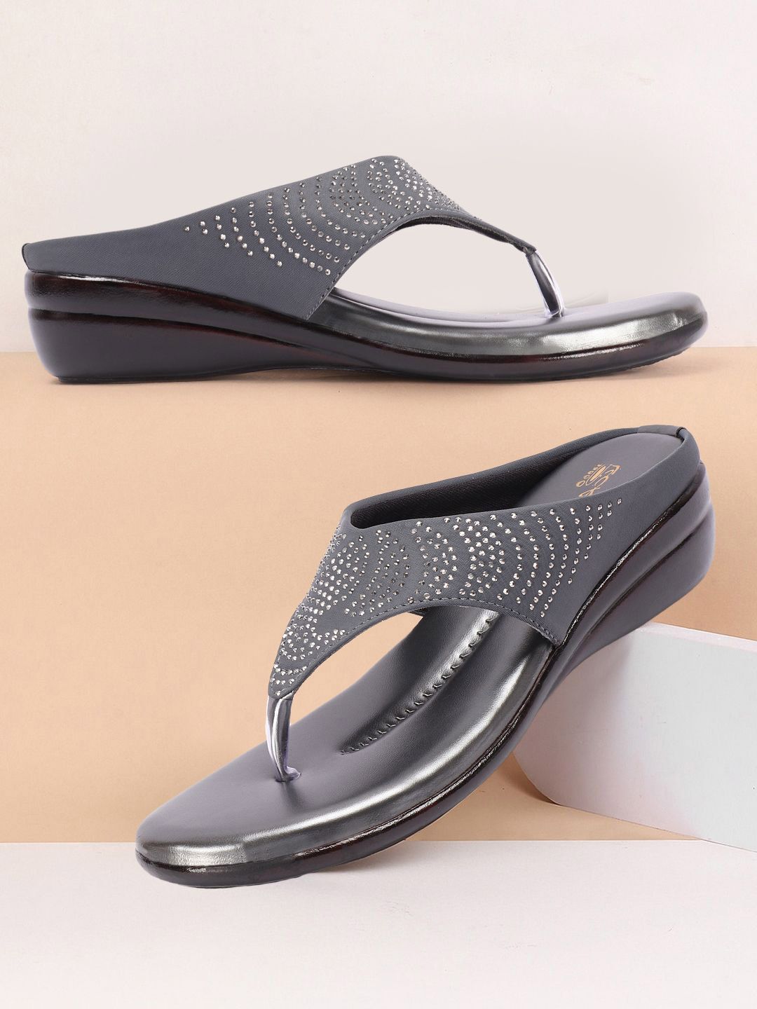 Picktoes Round Toe Platform Sandals-picture-34