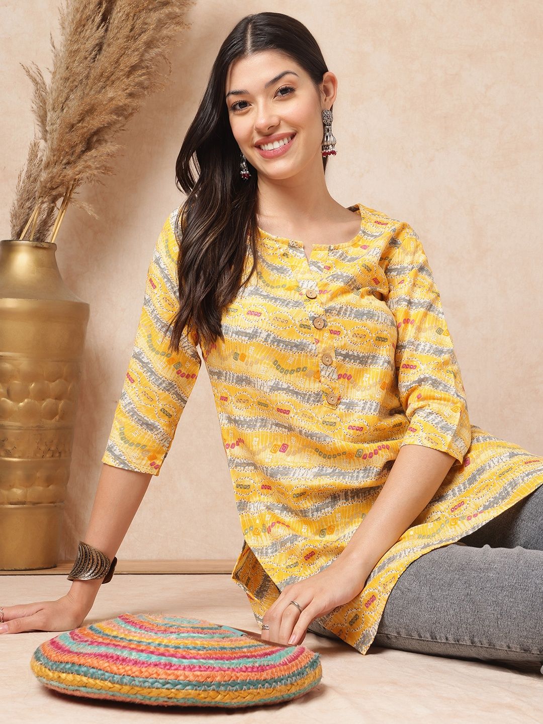 KALINI Women Pack of 1 Viscose Rayon Printed Top-picture-10