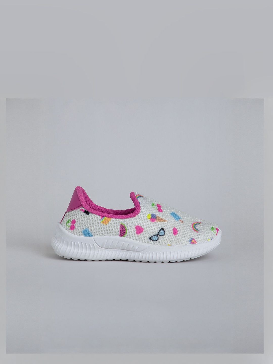 Hopscotch Girls White PU Slip-Ons-picture-39