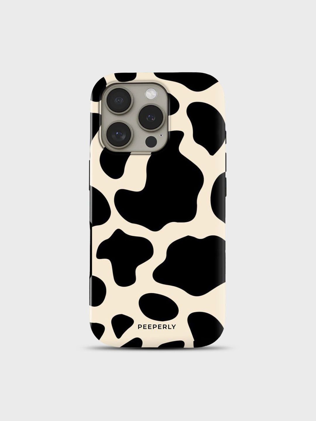 PEEPERLY Women iPhone 13 Holstein Abstract Impact Resistant Back Case-picture-28