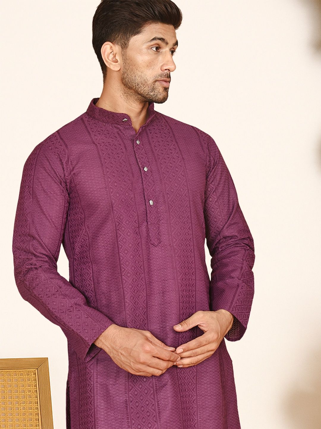 Anouk Men Cotton Straight Kurtas-picture-26