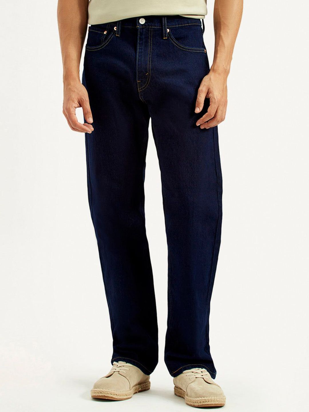 Levis Men Classic Straight Fit Mid-Rise Stretchable Jeans-picture-33