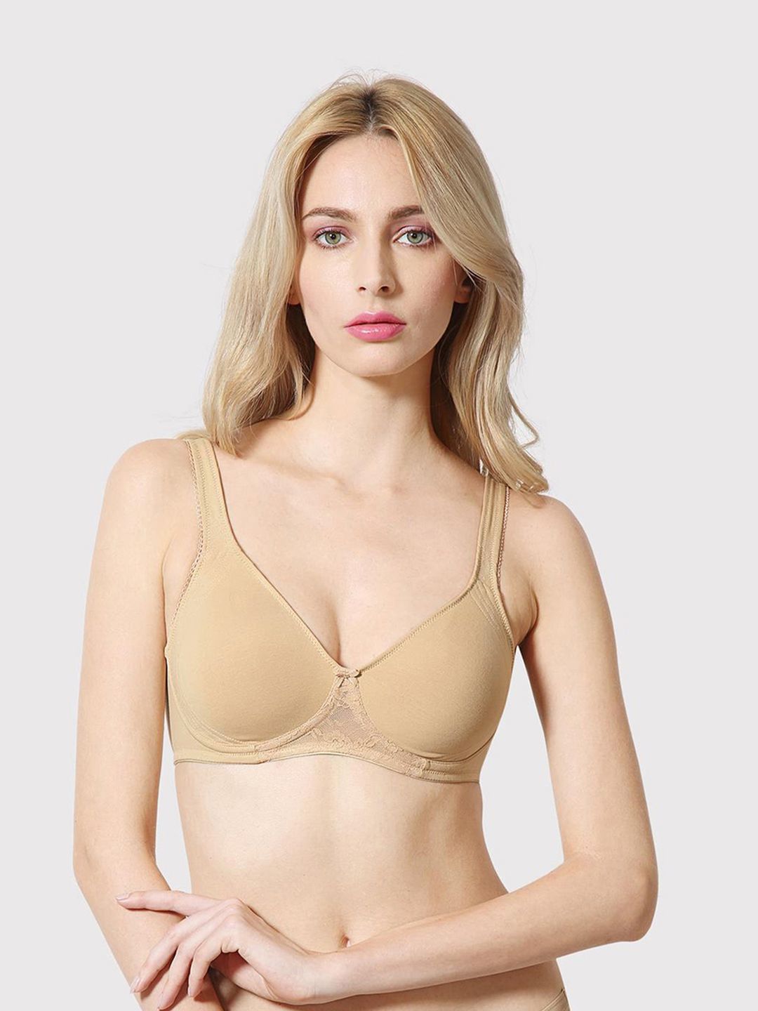 Van Heusen Cotton Full Coverage Non-Padded Antibacterial Wireless Shaper Bra