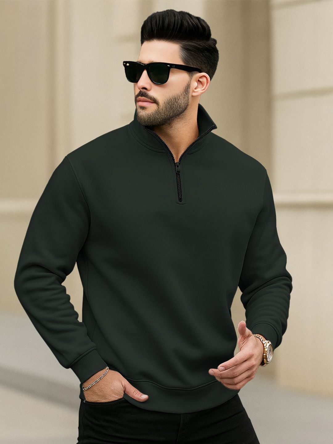 TRIPR Men Turtle Neck Pullover Sweaters-picture-12