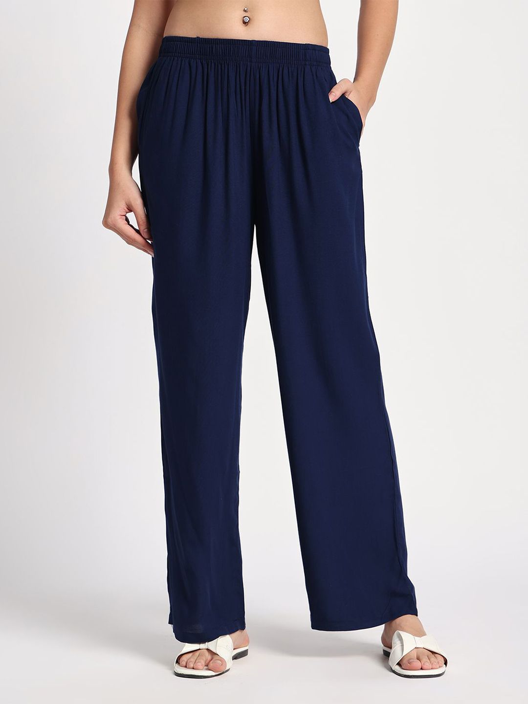 Vivika Women Elasticated Palazzos-picture-38