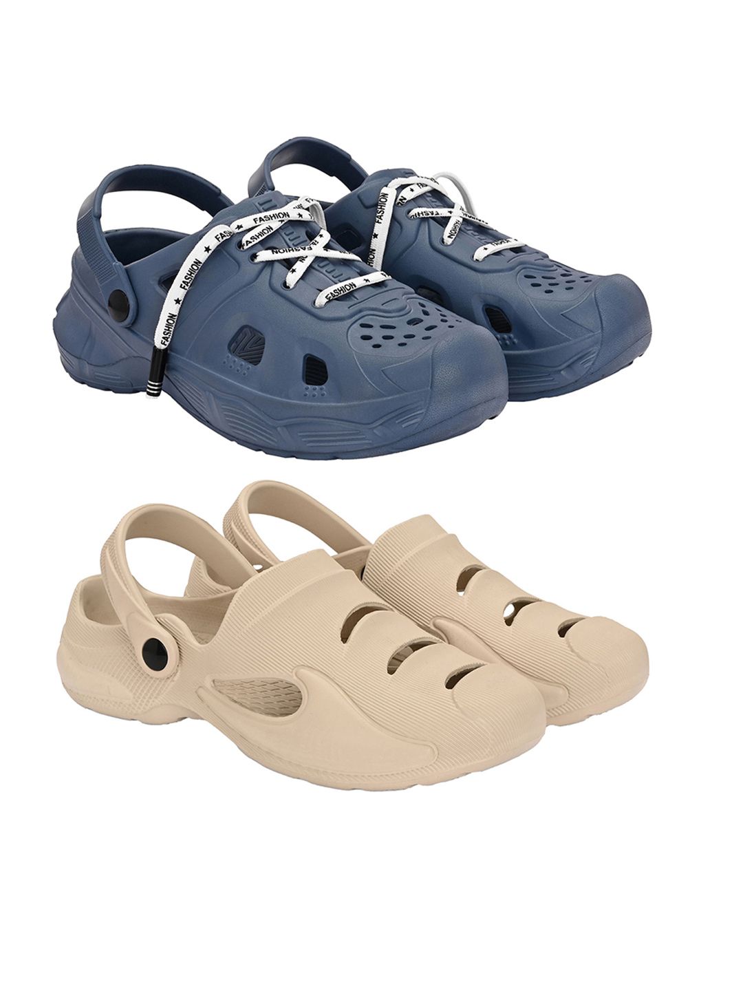 BIRDE Men Pack Of 2 Rubber Clogs-picture-40