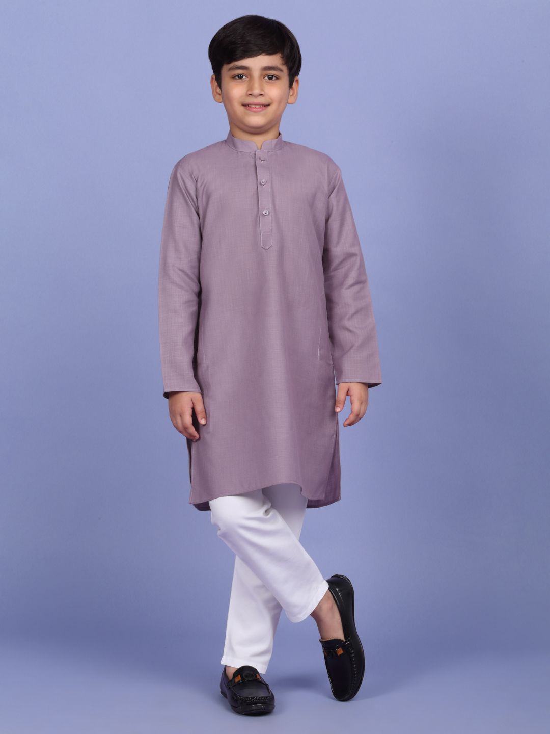KRAFT INDIA Boys Mandarin Collar Straight Kurta-image-12