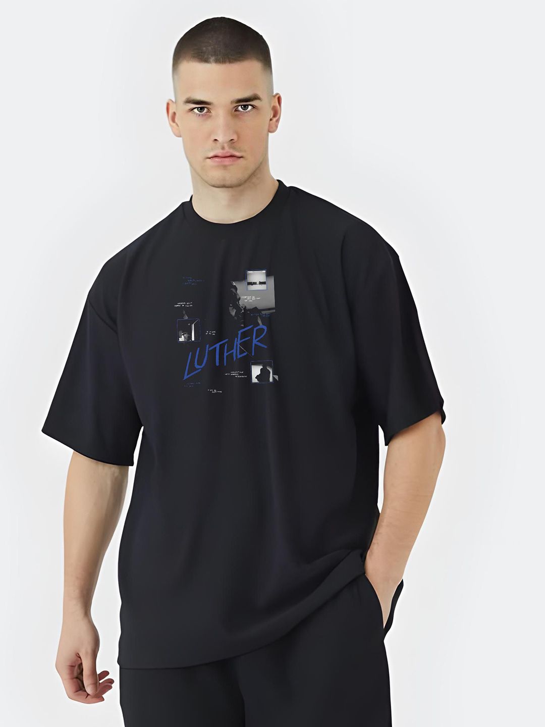 Stitchmeashirt Men Printed Drop-Shoulder Sleeves Activchill T-shirt-picture-32