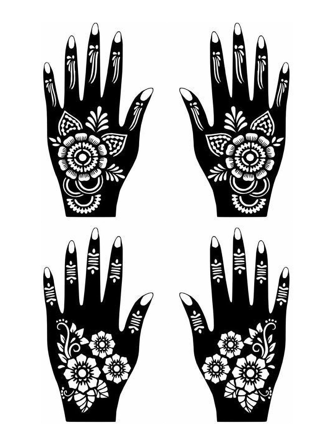 ORDERSHOCK Mehndi Stencil Stickers-picture-27