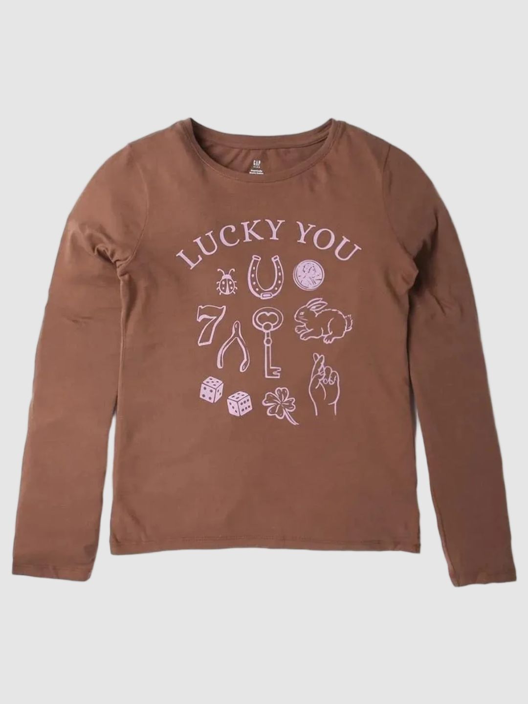 GAP Girls Typography Printed Round Neck Cotton T-shirt-picture-17