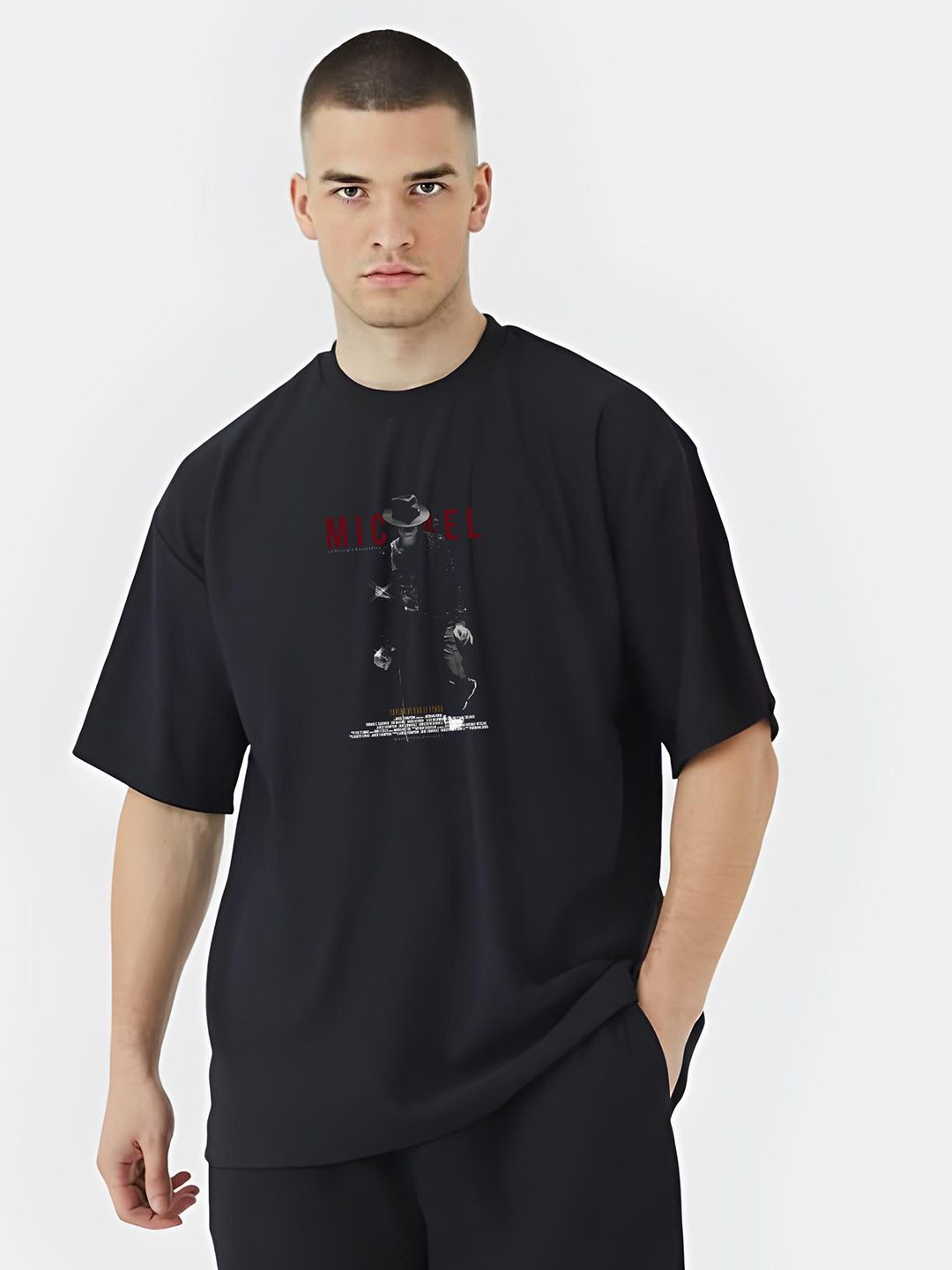 Stitchmeashirt Men Printed Drop-Shoulder Sleeves Activchill T-shirt-picture-27