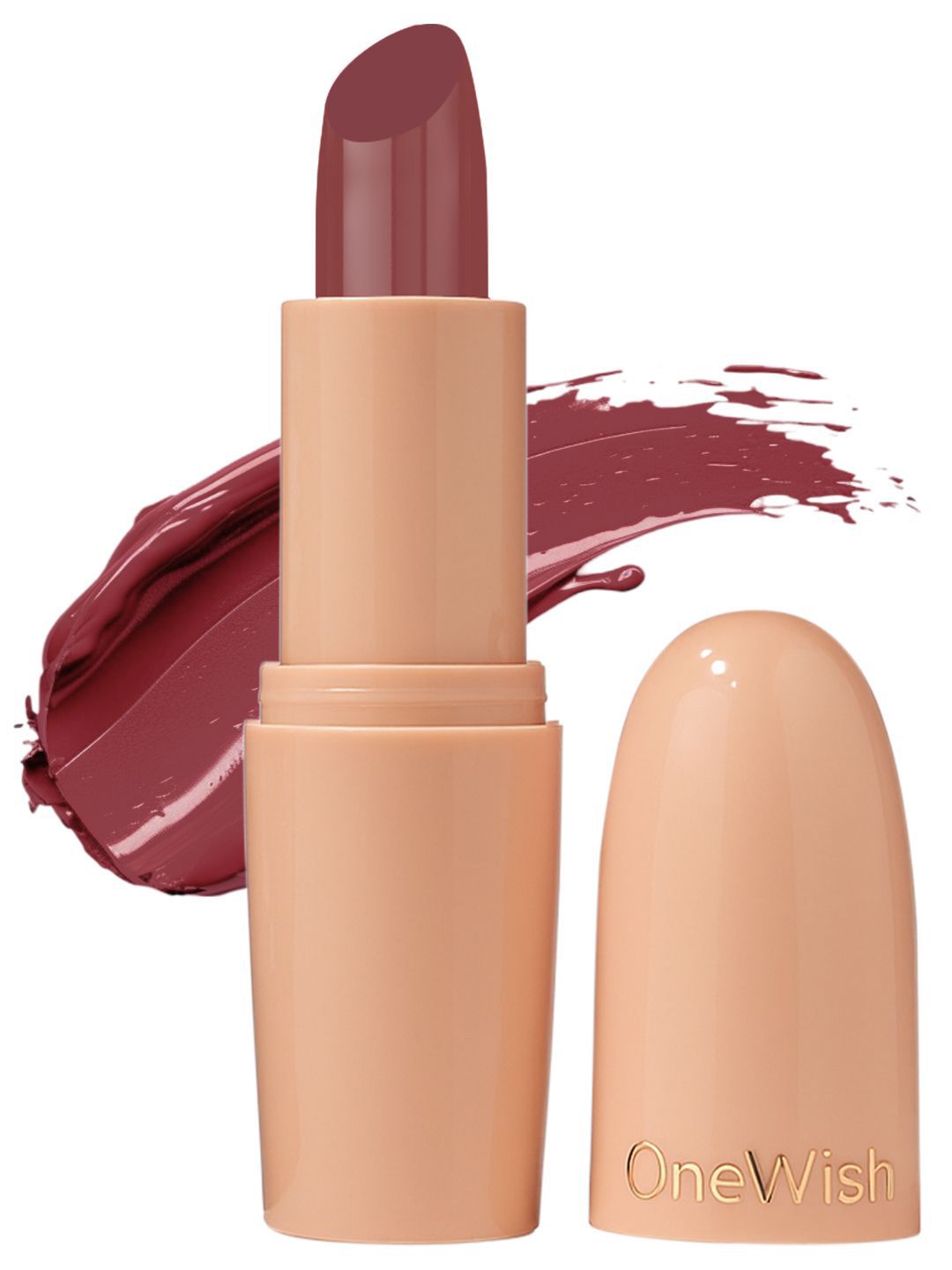 One Wish Creamy Matte Lipstick With Shea Butter - Raisin Hell 11-image-8