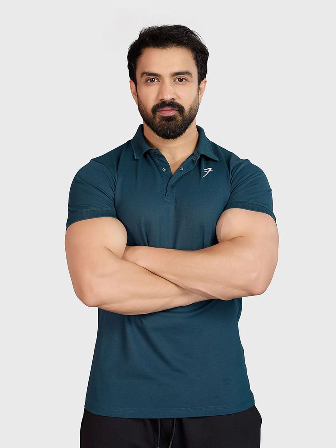 FUAARK Men Anti Odour Solid Polo Collar T-shirt-picture-13