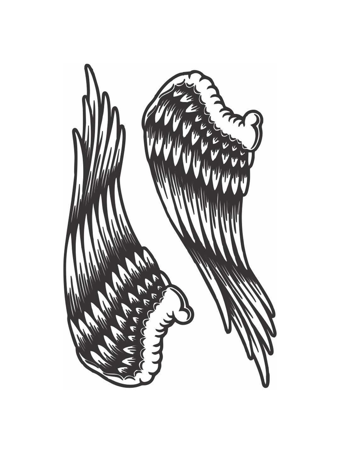 ORDERSHOCK Wings Waterproof Temporary Tattoo Sticker-picture-10