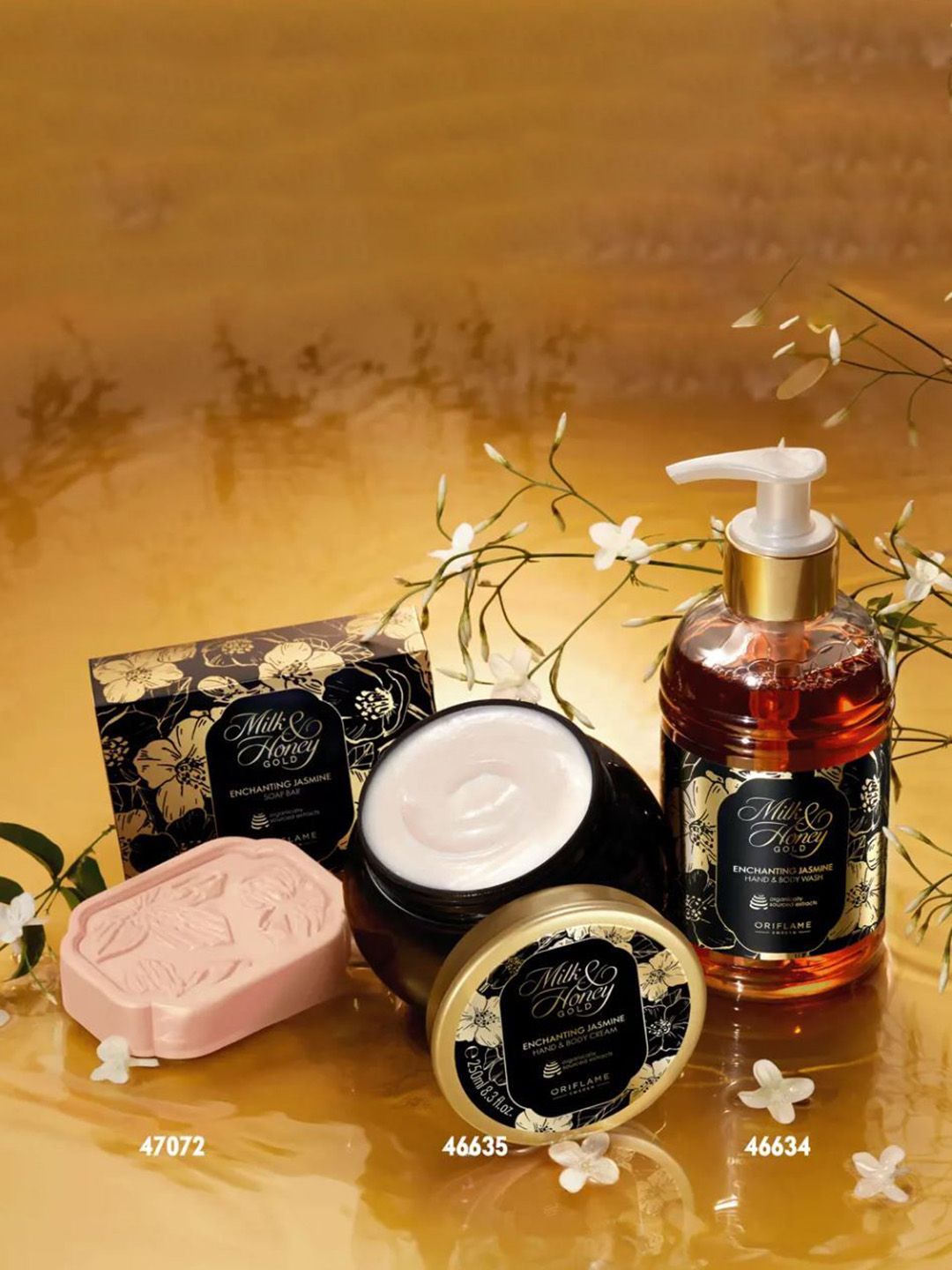 Oriflame Milk & Honey Gold Enchanting Jasmine Hand & Body Cream - 250 ml-picture-21