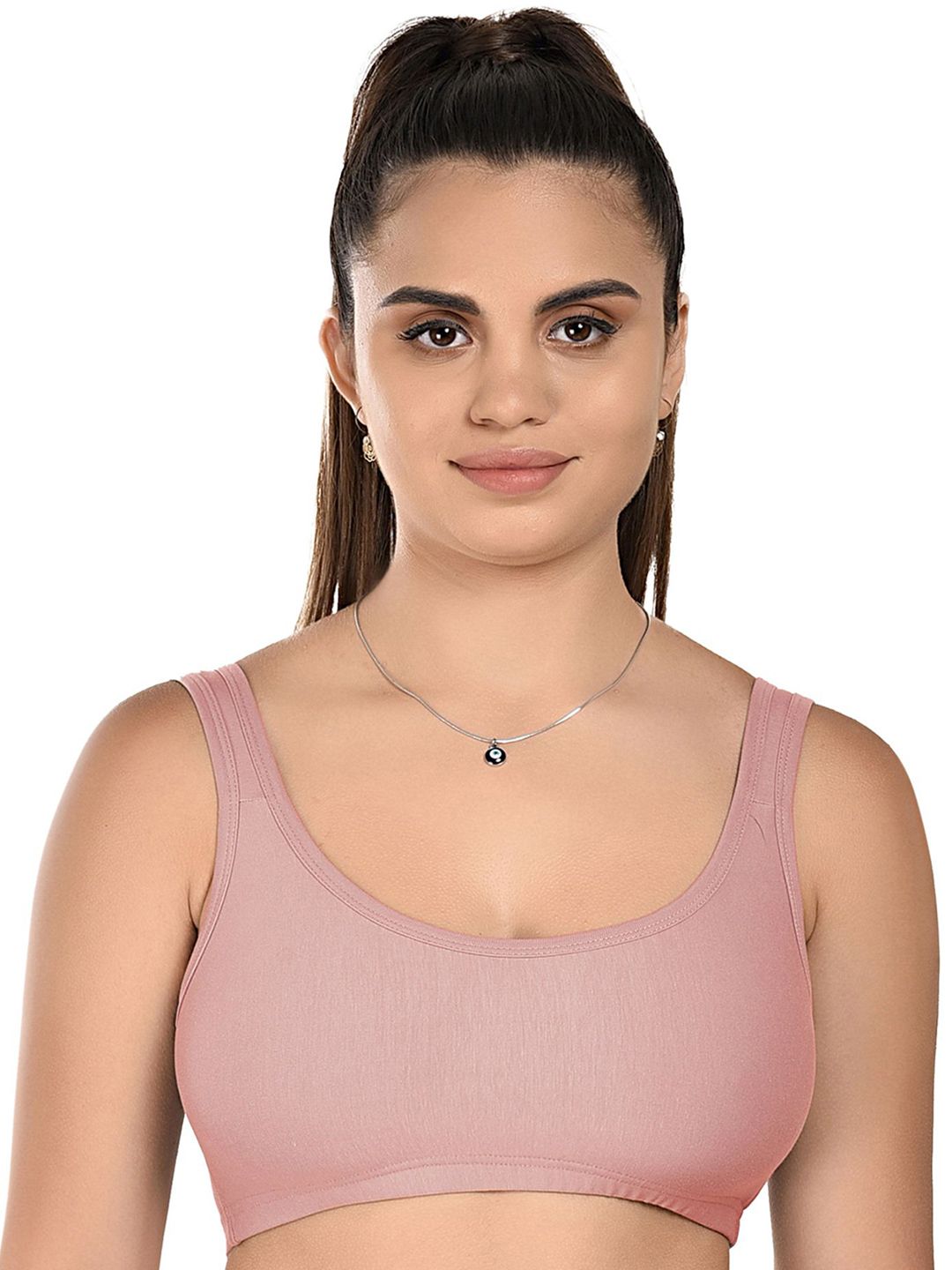 elina Full Coverage Non Padded Cotton Workout Bra-picture-35