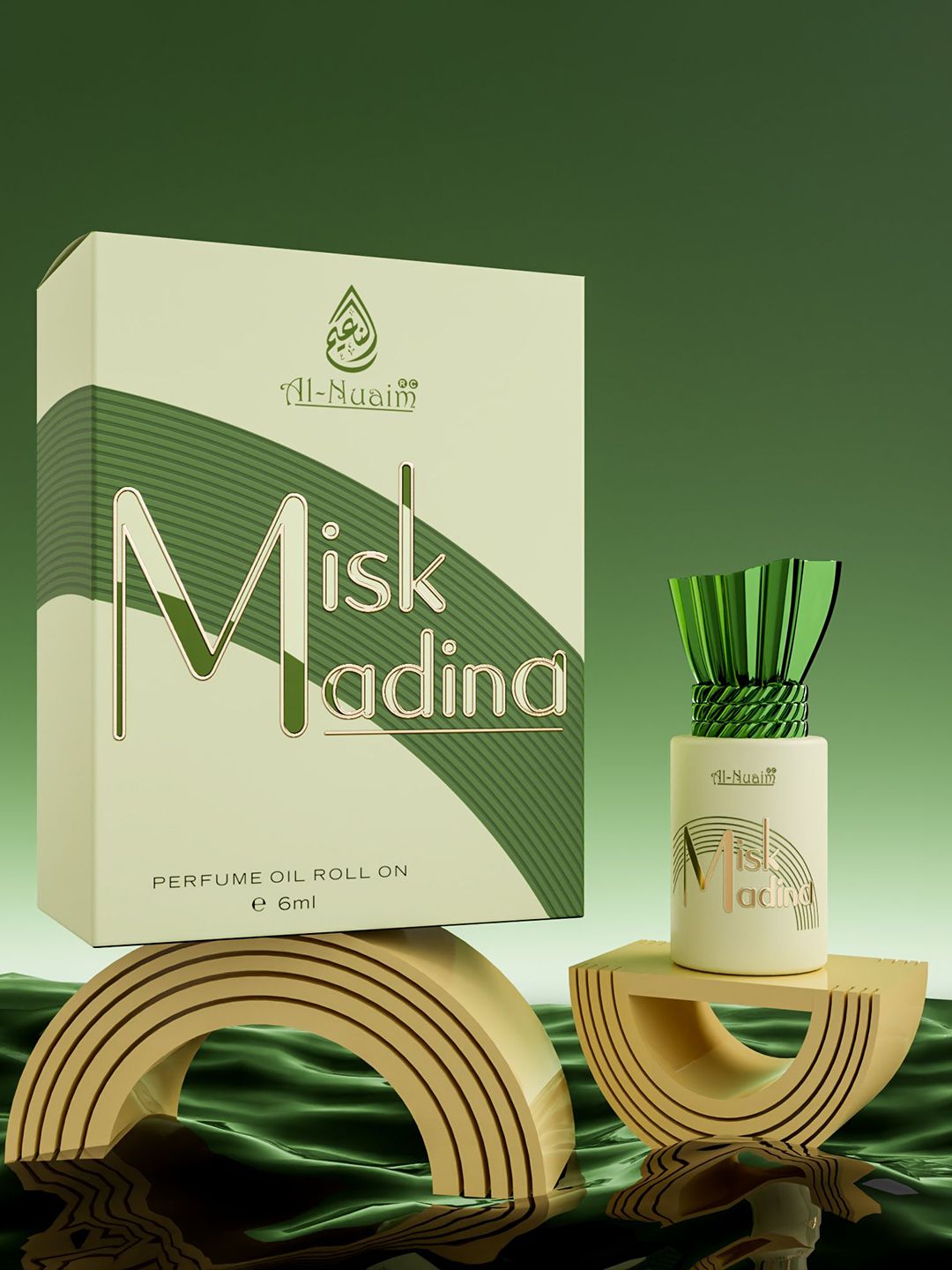 Al-Nuaim Set Of 2 Misk Madina Long Lasting Attar Roll On - 6 ml Each-picture-6