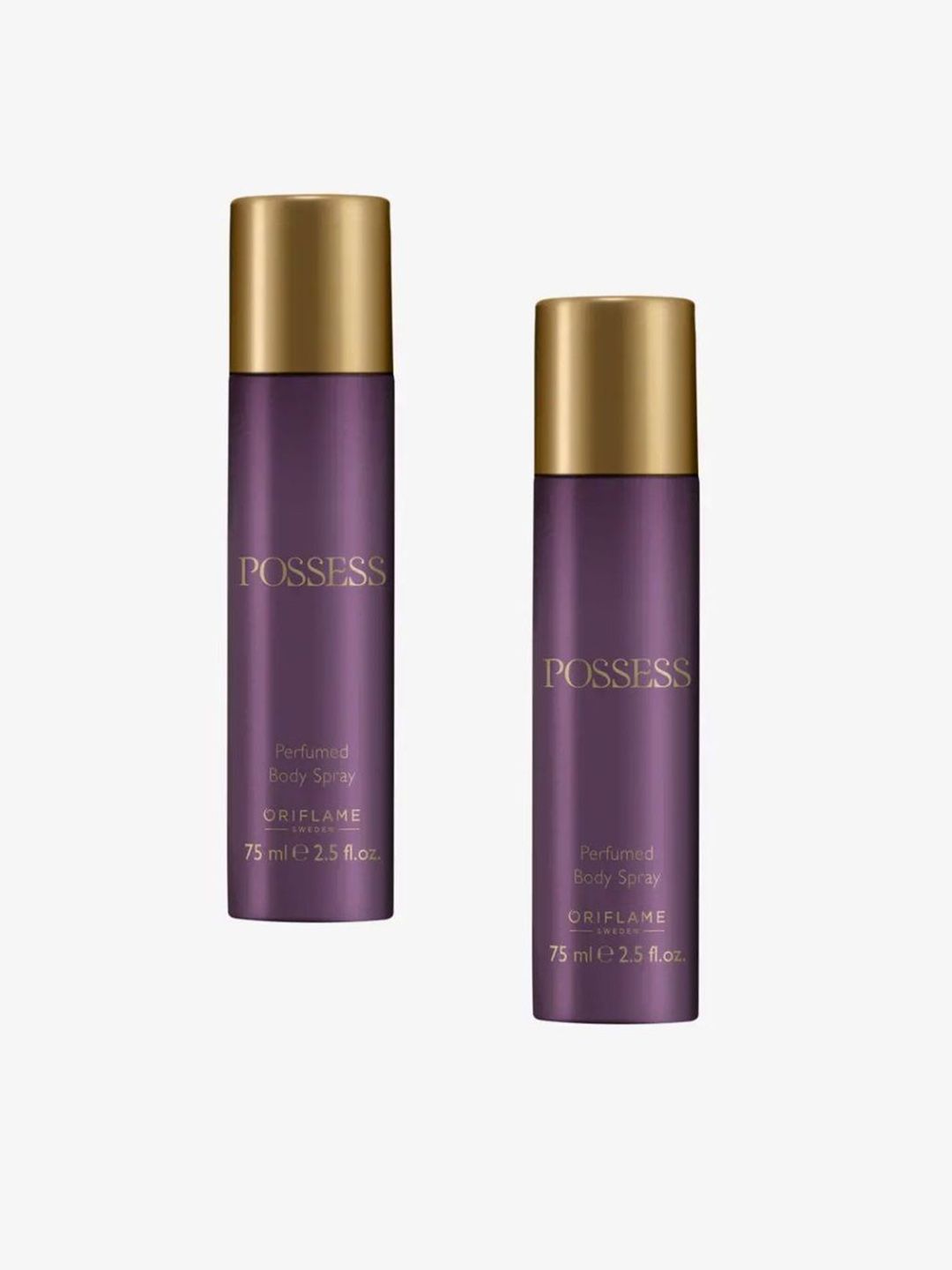 Oriflame Women Set Of 2 Possess Long Lasting Perfumed Body Spray - 75 ml Each