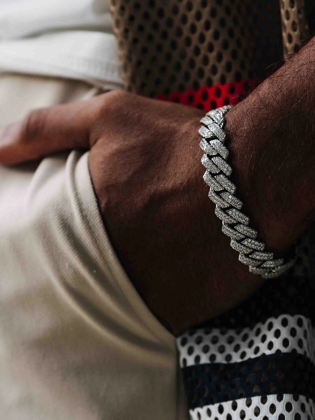 Avya Collection Men Silver-Plated Link Bracelet-picture-37