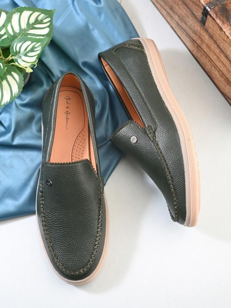 Mast & Harbour Men Slip-On Round Toe Loafers-picture-24