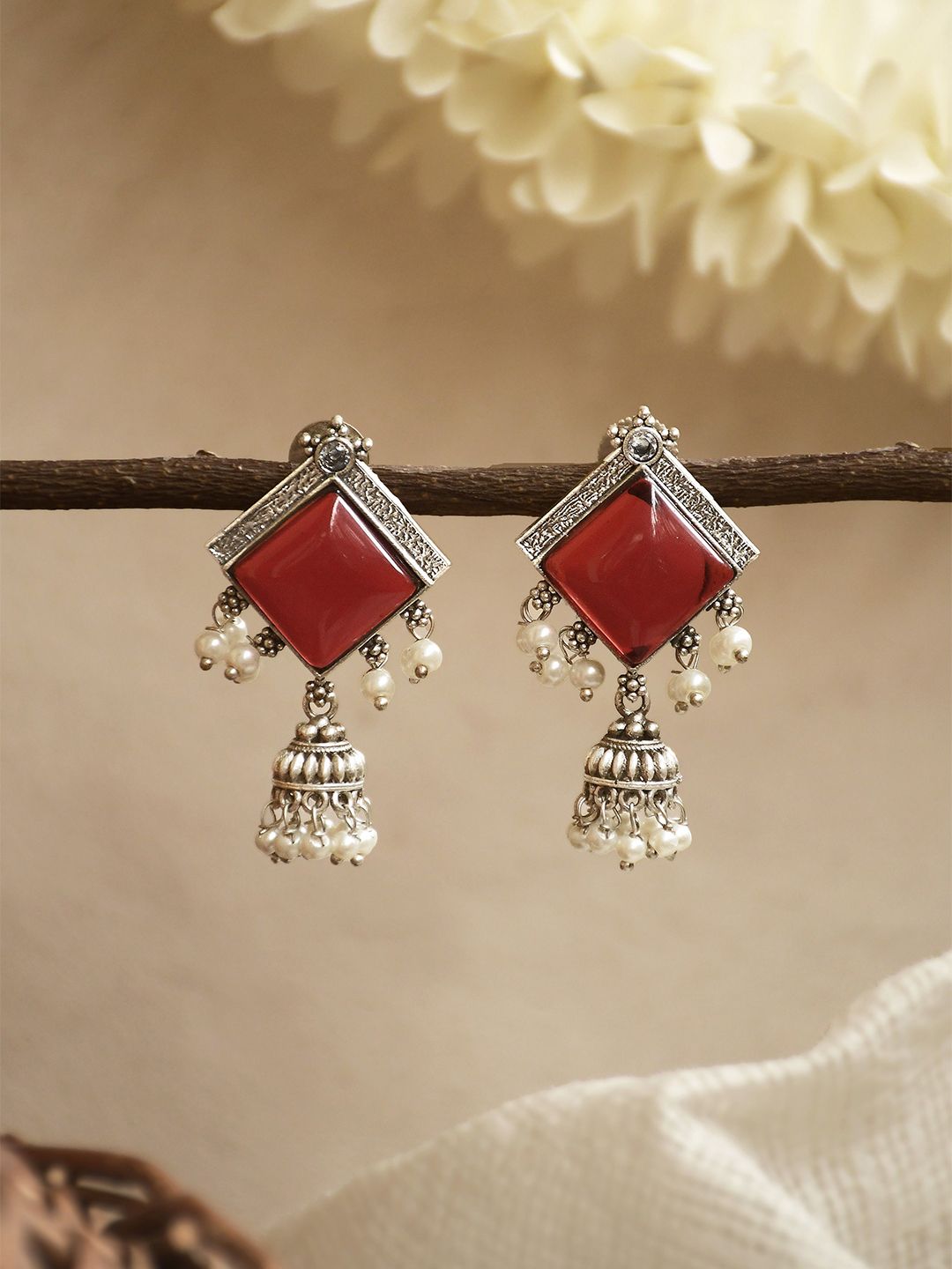 NAMAN ARTS Contemporary Jhumkas Earrings-picture-37