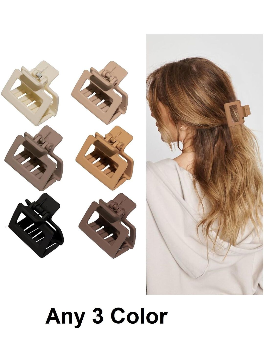 DIVASTRI Set of 3 Claw Clip-picture-42