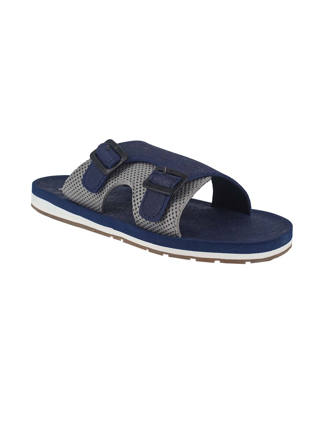 Trekiva Men Grey Fabric Room Slippers-picture-28