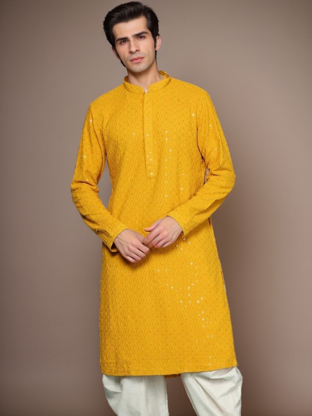 Moda Rapido Men Blended Straight Kurtas-picture-36